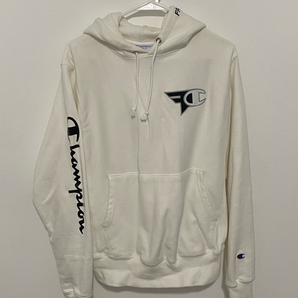 Champion x FaZe Clan White Hoodie